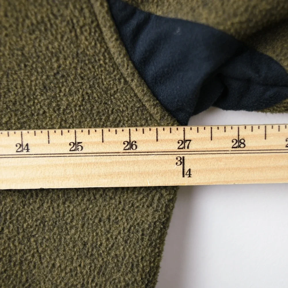 Kuhl Alpenwurx Jacket Mens XL Olive Green Fleece Full Zip Sherpa Collar Gorpcore